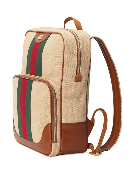 gucci vintage canvas backpack|gucci backpack for men.